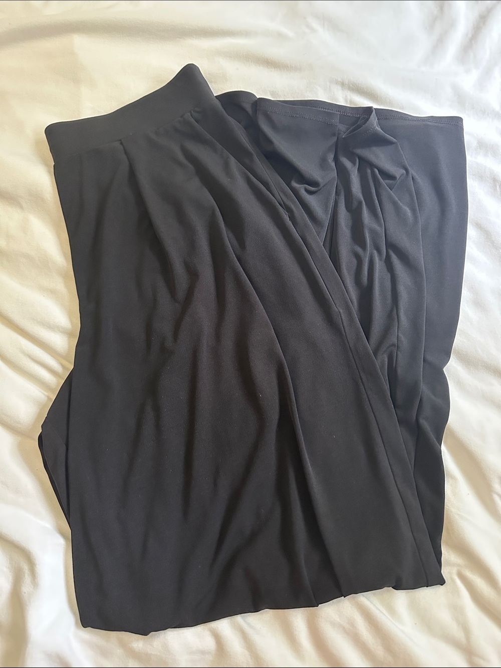 Express Black Pants Wide Leg with Flowy Silhouette